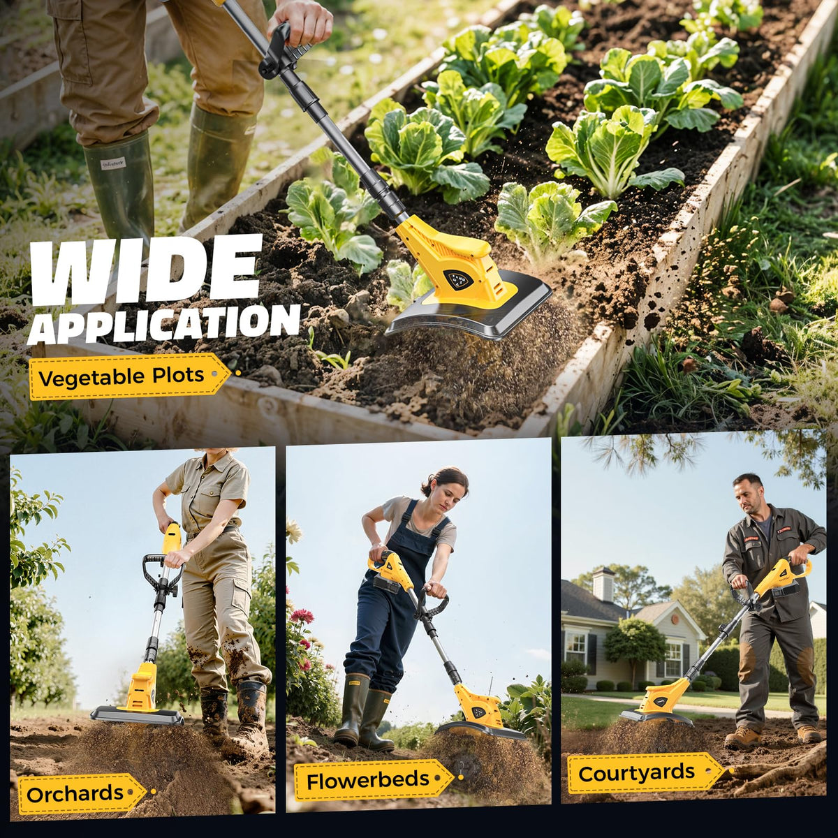MtiolHig cordless operation keeps noise to a minimum.