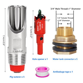 PTFE tape seal for secure connections during setup