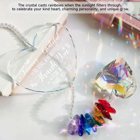 MTL HOE retirement party decor featuring crystal suncatcher centerpiece