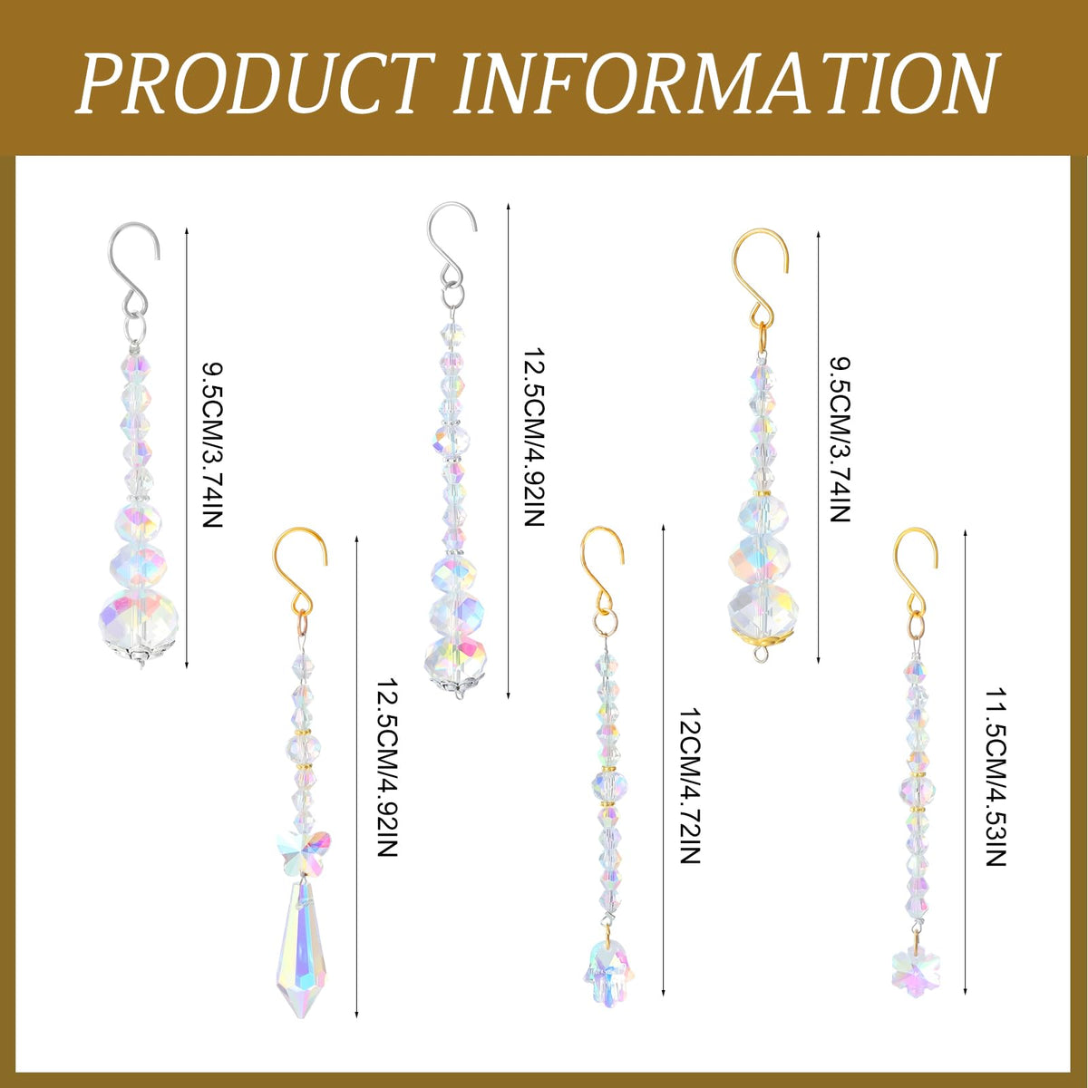 MTLEE crystal suncatcher rainbow-light boosts windows with sparkling color