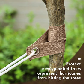 MTLEE plant-support straps enable easy setup and reliable wrapping around branches.