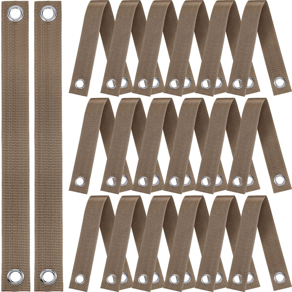 MTLEE tree straps 32-piece kit in wood color for secure staking and straightening.