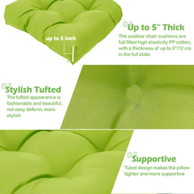 MTMR easy-clean outdoor cushions wipe clean after gatherings