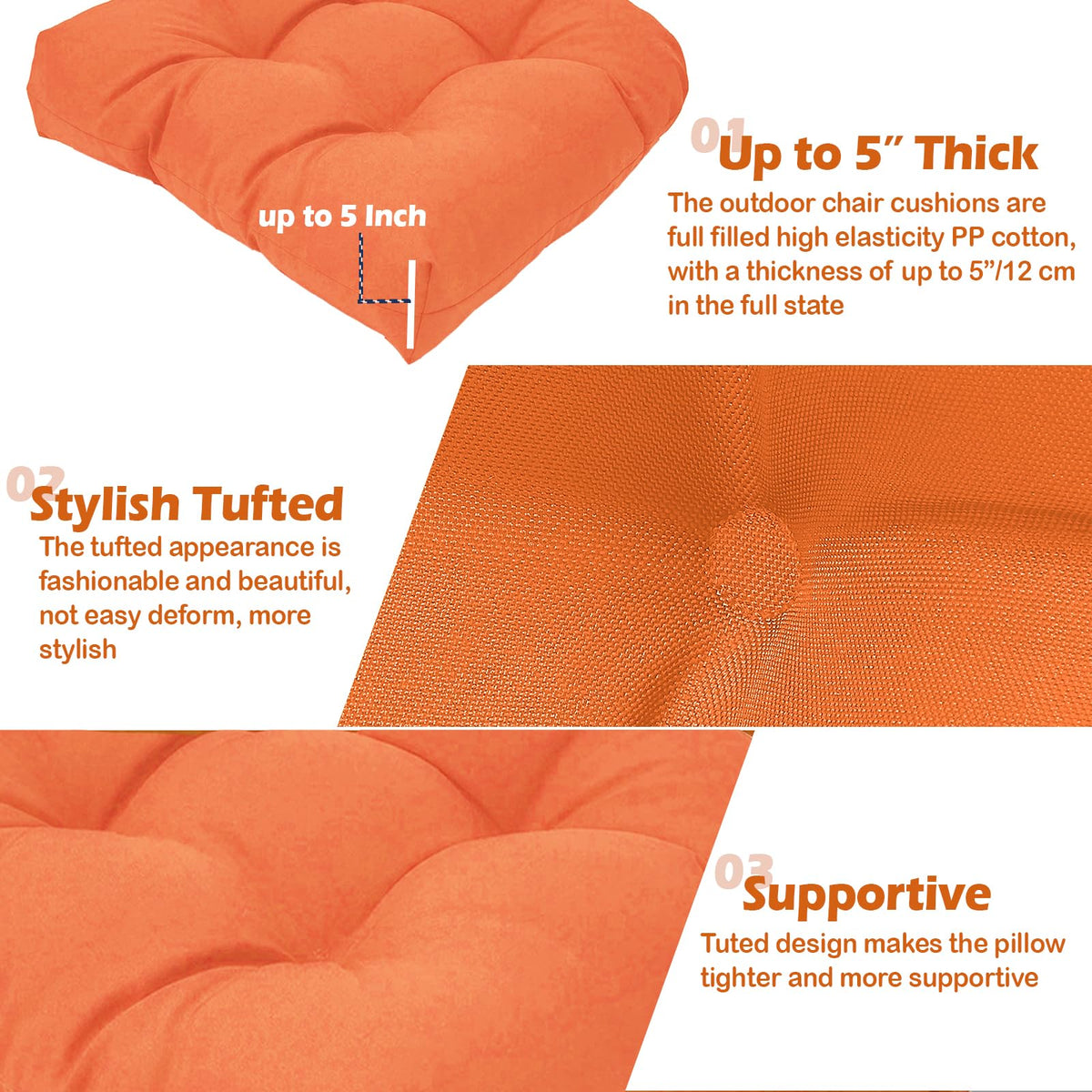 MTMR cushions are easy to spot-clean and air-dry after outdoor days.
