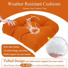 MTMR cushions filled with high-elasticity PP cotton fluff quickly and provide steady back support.