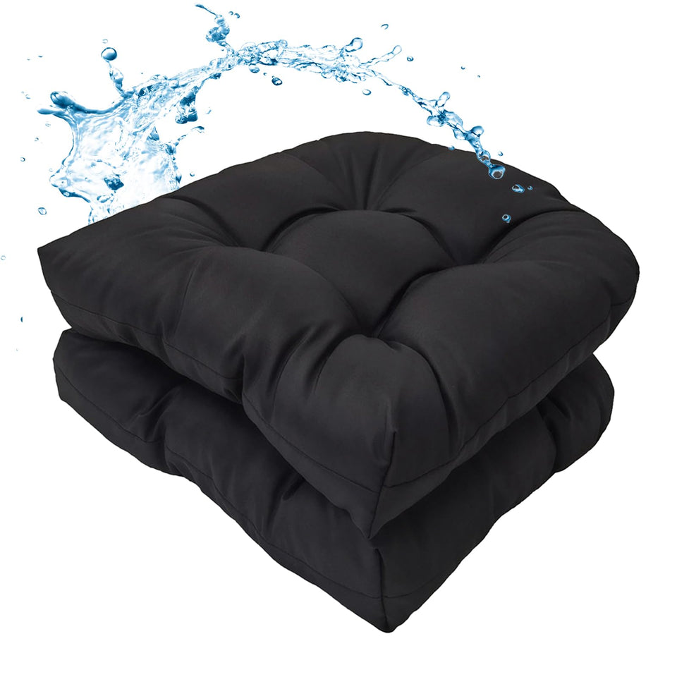 MTMR water-repellent outdoor chair cushions set of 2 for durable seating