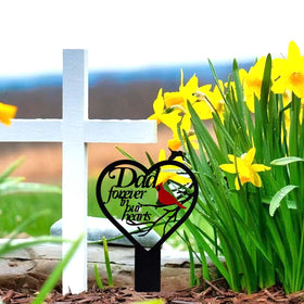 MTOPHLS Outdoor memorial plaque suitable for yard or cemetery display