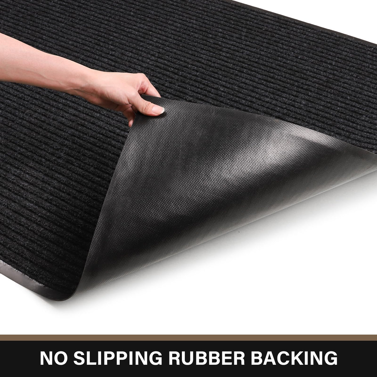 MTOUOCK easy-cleaning mat resists stains and cleans quickly after muddy days