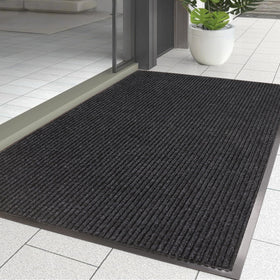 MTOUOCK heavy-duty backing keeps the mat in place on varied floors