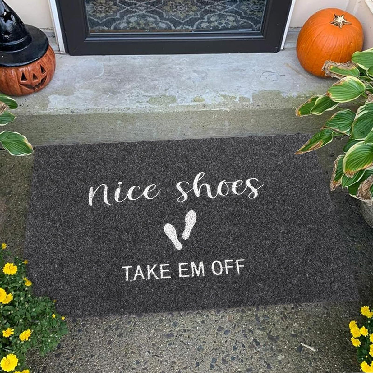 MTOUOCK mat features rubber edge for durability and safety.
