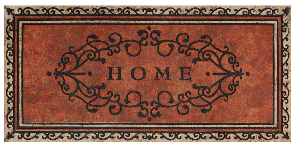 MTOUOCK 47x22 front door mat with non-slip backing reduces movement