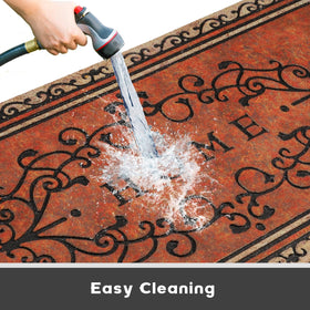 MTOUOCK easy-clean mat cleans with a hose and dries fast