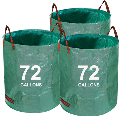 MTRSOCHO 72-gallon garden waste bag with large capacity for leaves and clippings