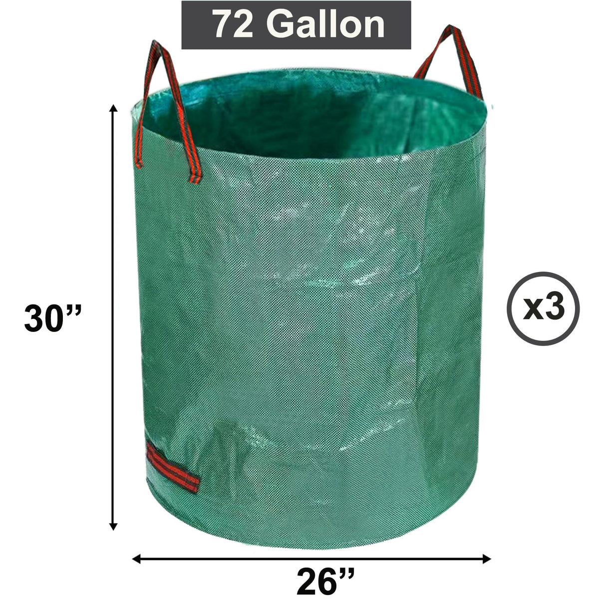 MTRSOCHO reinforced-handles provide a secure grip during heavy yard cleanup
