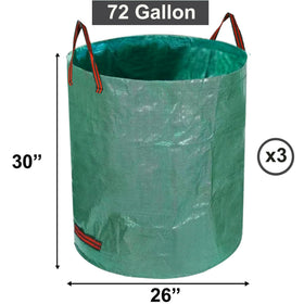MTRSOCHO reinforced-handles provide a secure grip during heavy yard cleanup