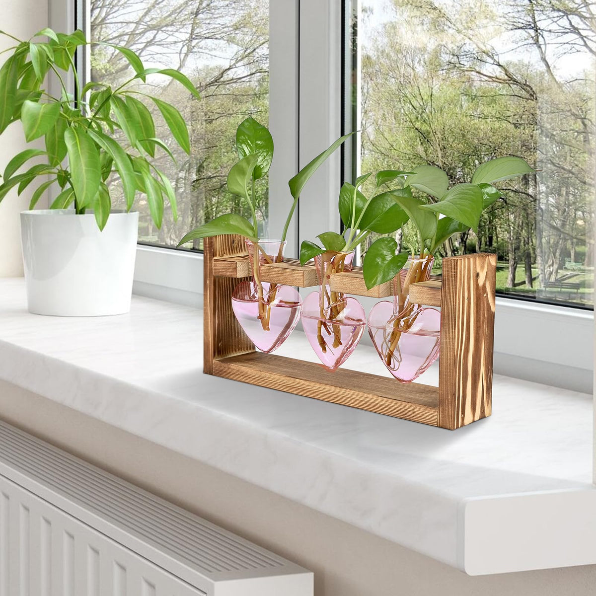 MTsigns heart vase set ships with careful packaging for safe arrival.