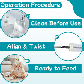Mtuiewo drench syringe leak-proof-assembly ensures clean and spill-free operation