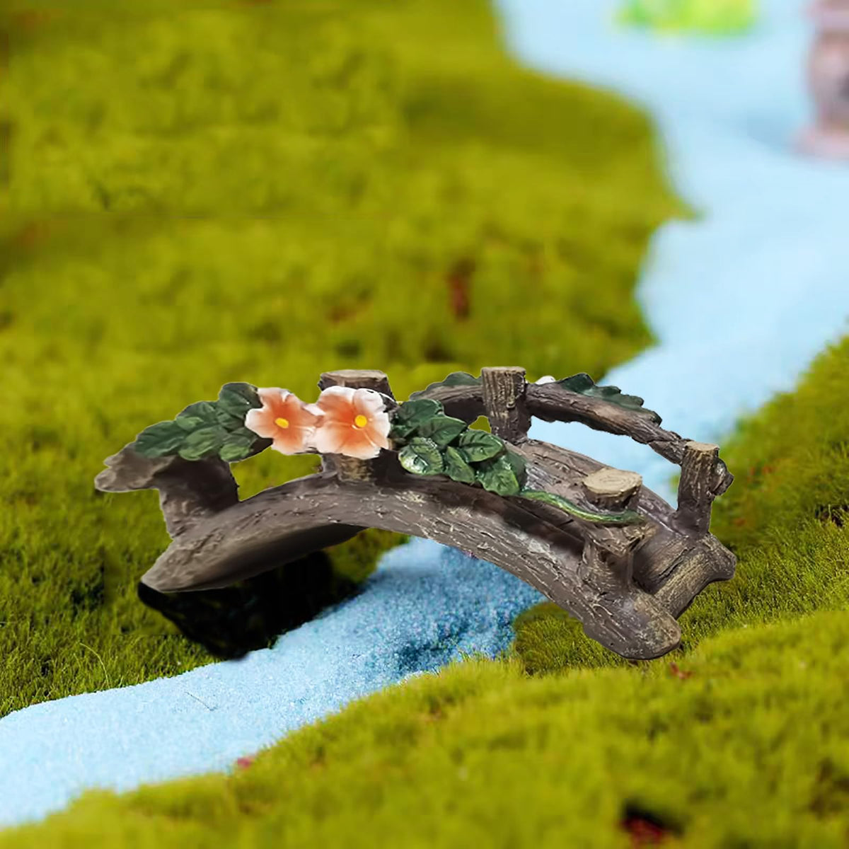 MUAMAX Aquarium decoration arch-bridge, ideal for themed tanks and aquatic miniatures.