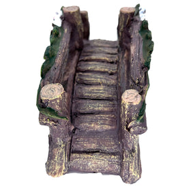 MUAMAX Artificial Bridge brown tone adds rustic charm to indoor planters and fish tanks.