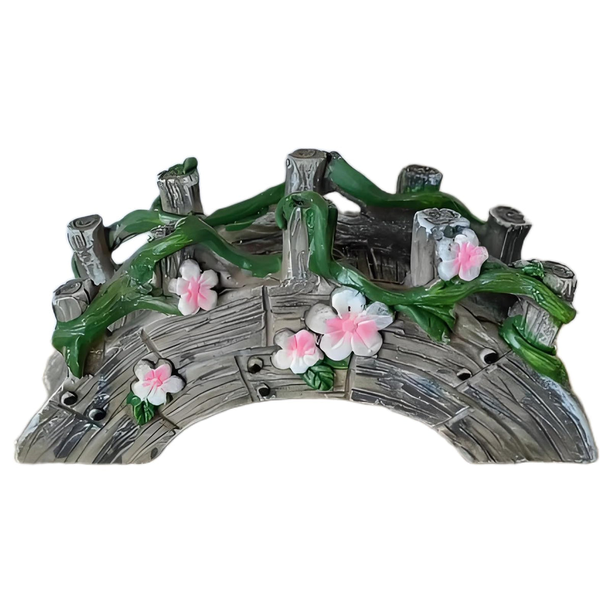 MUAMAX Fairy Garden Bridge front view, adds charming detail to fairy garden scenes.