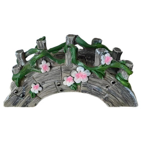 MUAMAX Fairy Garden Bridge front view, adds charming detail to fairy garden scenes.