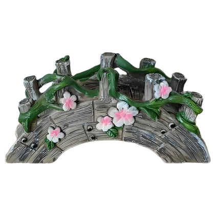 MUAMAX Fairy Garden Bridge front view, adds charming detail to fairy garden scenes.