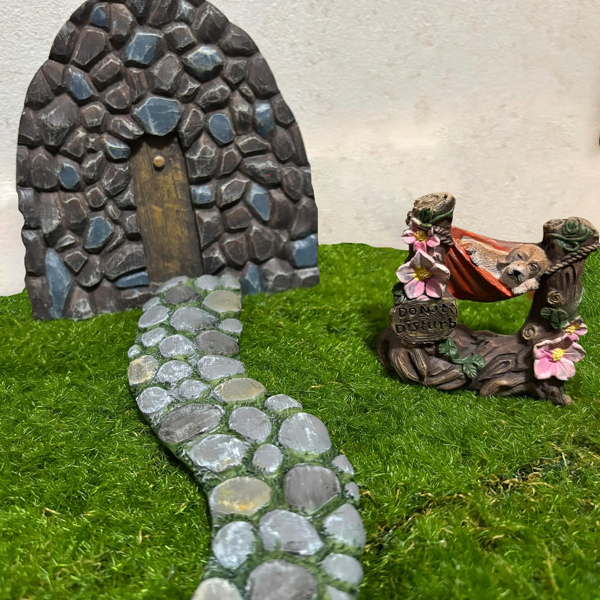 MUAMAX Pathway complements outdoor fairy houses.