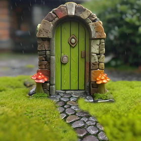 MUAMAX Fairy Garden Pathway in resin looks like natural stone.