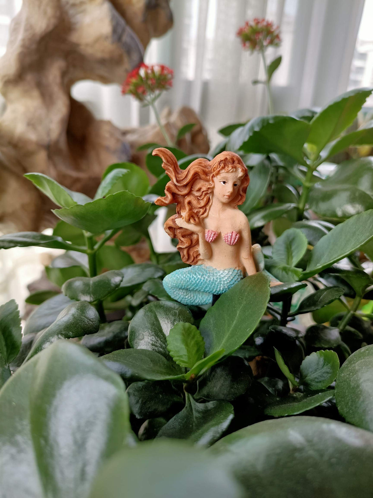 MUAMAX terrarium mermaid accessory suitable for tiny ecosystems