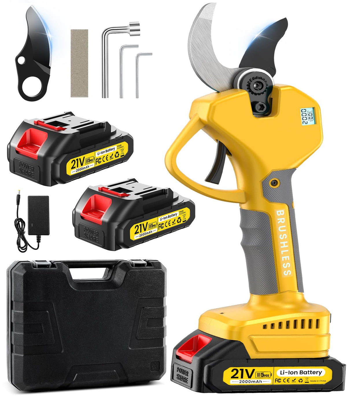 MuatCtarom electric pruning shears main unit ready for pruning tasks