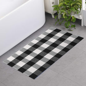 MUBIN mudroom rug handles daily dirt and stays washable