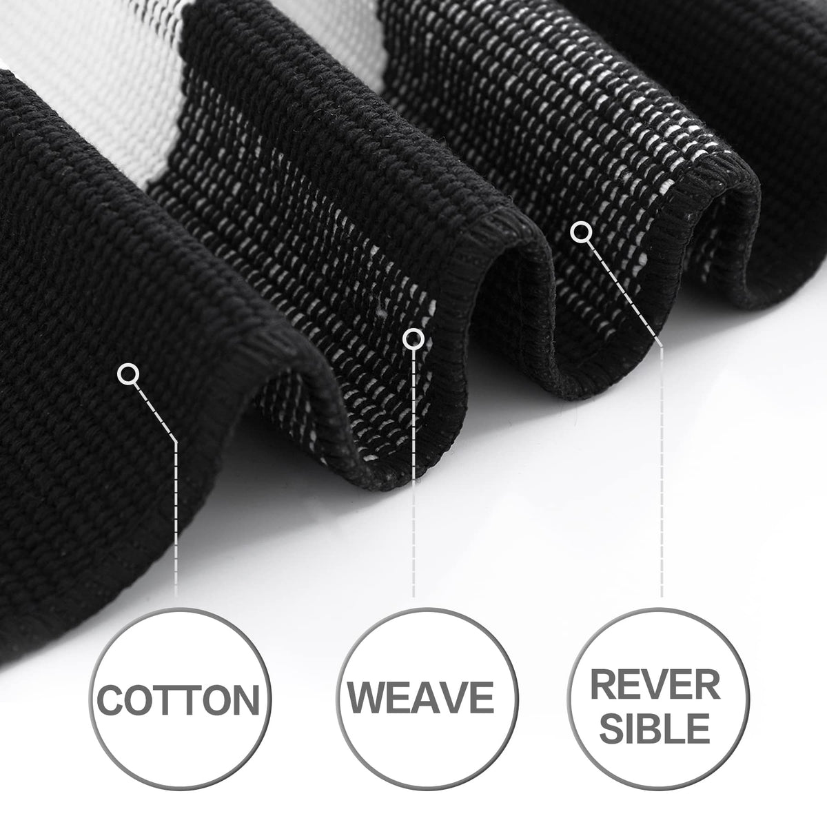 MUBIN durable rug withstands high-traffic areas at home.