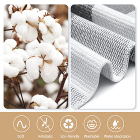 Easy care with machine wash preserves color and texture.