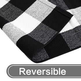 MUBIN stylish doormat alternative blends with farmhouse decor.