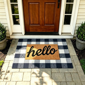 MUBIN washable doormat soft cotton is easy to clean after daily use.