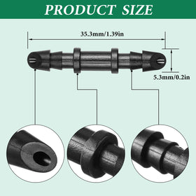 Mudder 100 piece pack of barbed fittings for drip systems