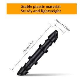 Mudder plastic barbed fittings pack ready for irrigation tubing connections