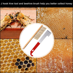 Mudder beekeeping tool set packaging showing included items.