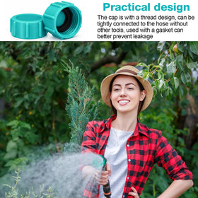 Mudder durable plastic cap built to withstand outdoor use.