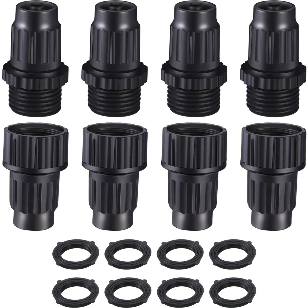 Mudder garden hose repair kit — four sets for quick, leak-free connections.