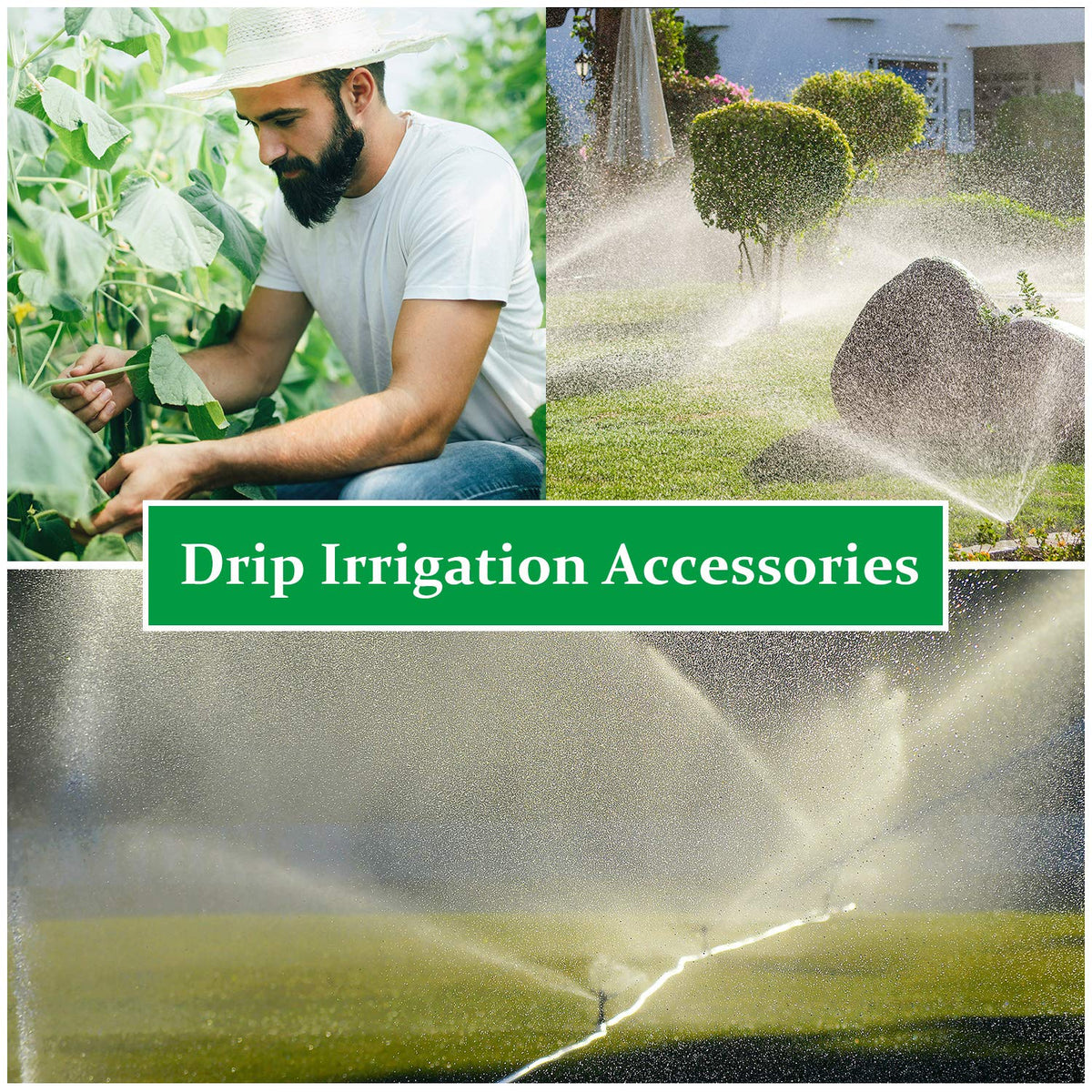 Mudder outdoor irrigation barbed connector set designed for durability
