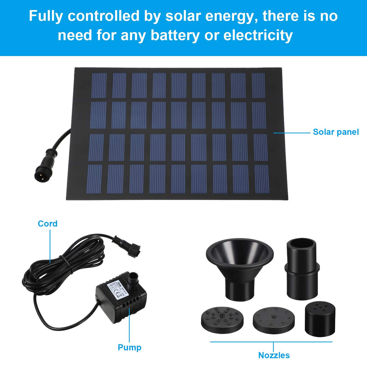 Mudder floating solar pump resting on water with sunlight.