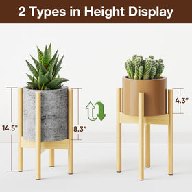 Display height option for taller or shorter plants