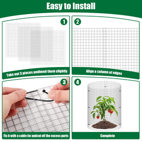 MUDEREK modular panels fit roses, lettuce, and more for flexible protection.