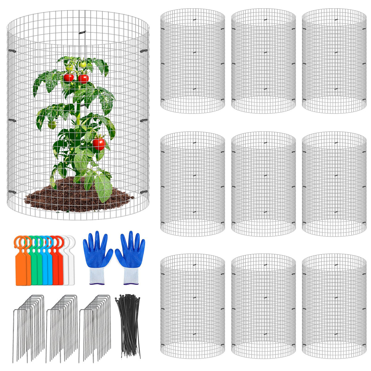 MUDEREK 30Pcs garden protector panels ready for quick assembly and durable pest protection.
