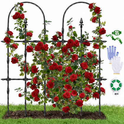 MUDEREK garden trellis arch installation kit for quick setup