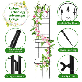 MUDEREK easy install trellis for quick setup without tools