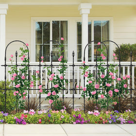 MUDEREK rustproof trellis with coated tubing for outdoor durability