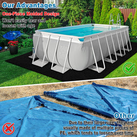 Muderek six-sizes pool pad range offers flexible fit for various rectangular layouts