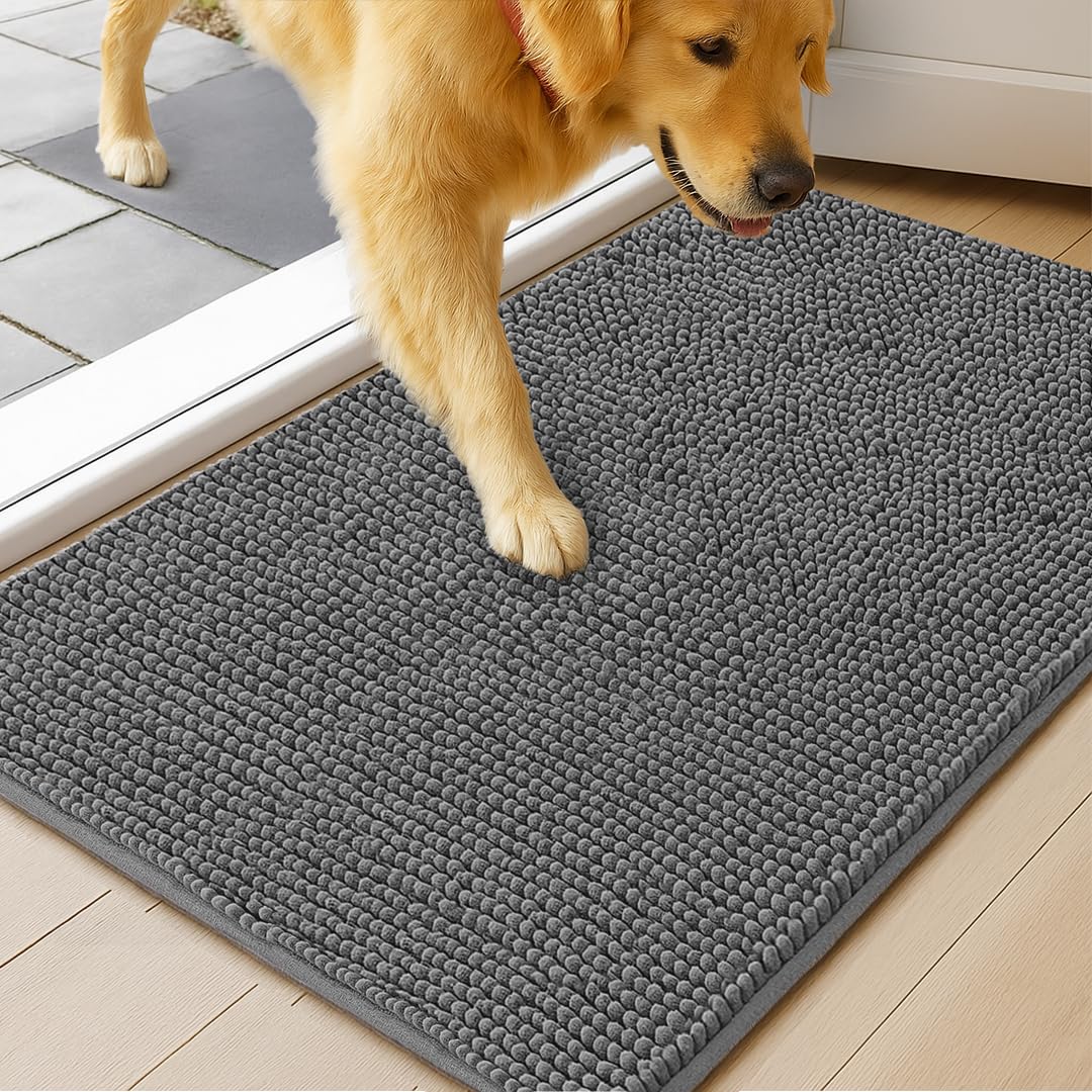 MudGuard Mat dog door mat captures mud and moisture at the entry